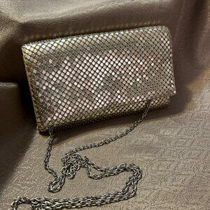 Gunne Sax Gold Mesh Metal Evening Bag by Jessica McClintock